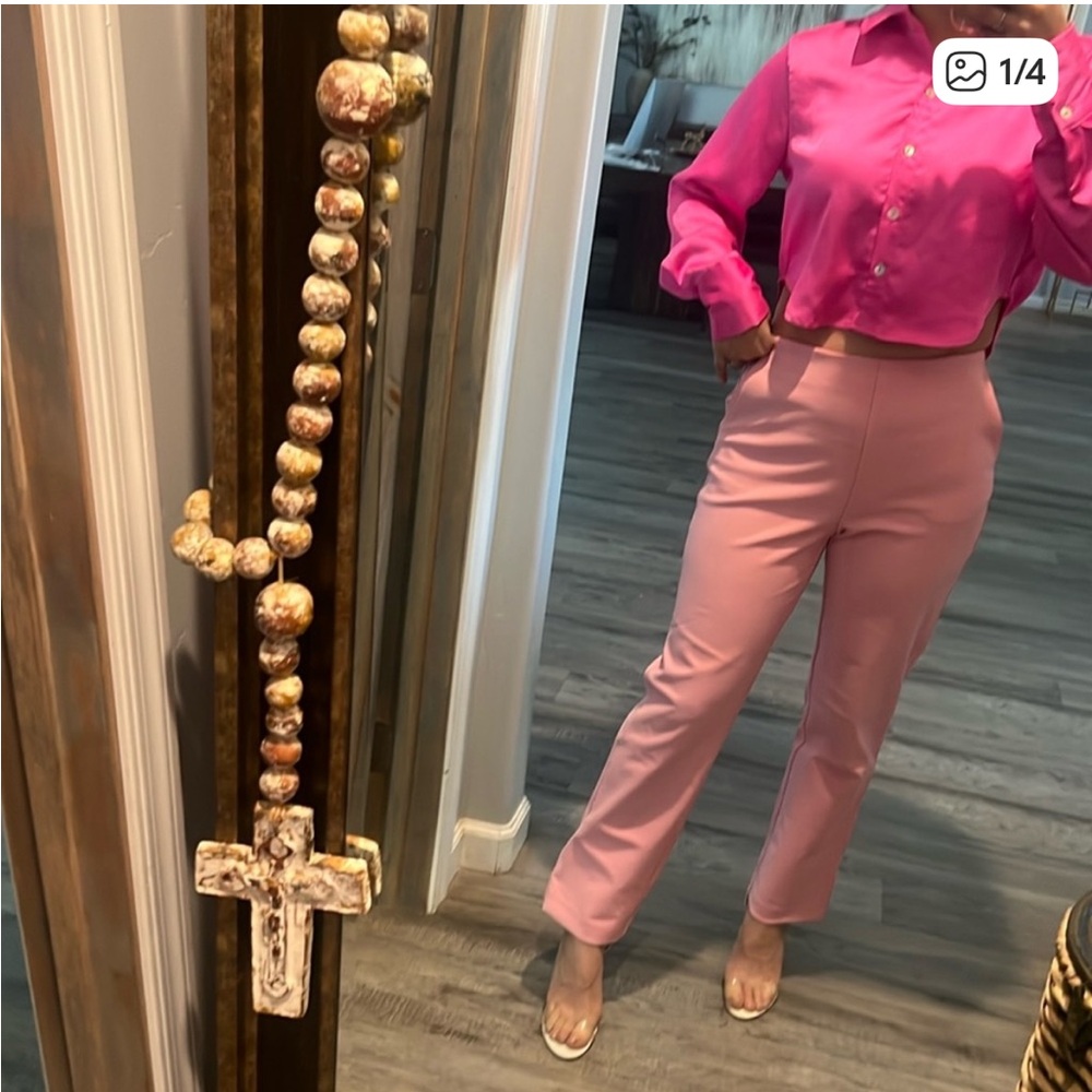 Rachel Zoe Pink Ankle Pants